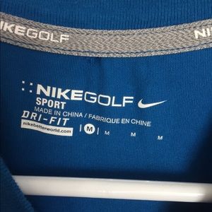 Nike Shirts - Nike golf dri-fit blue size M short sleeve Nike Shirts - Nike golf dri-fit blue size M short sleeve